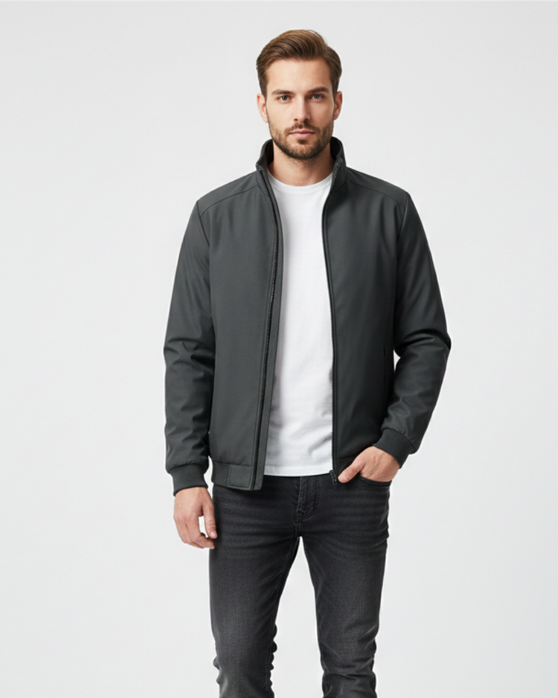 Bastien Veste d’Hiver Homme – Veste Doublée Polaire Déperlante, Chaude & Respirante