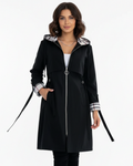 Jennifer Manteau Femme Imperméable Coupe-Vent – Coupe Ajustée & Capuche Toute Saison