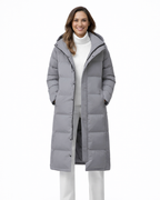 Apolline Cappotto Lungo Donna – Giacca Imbottita Calda con Cappuccio e Collo Alto