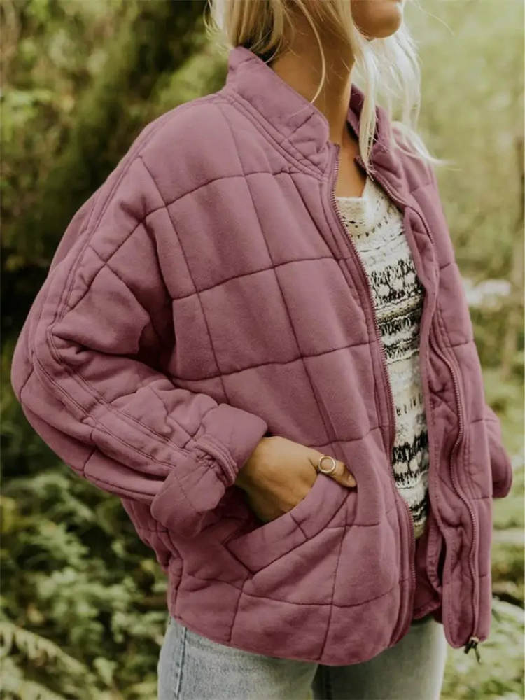 Zorine Veste Matelassée Femme – Veste Chaude et Confortable avec Design Moderne pour l'Automne et l'Hiver
