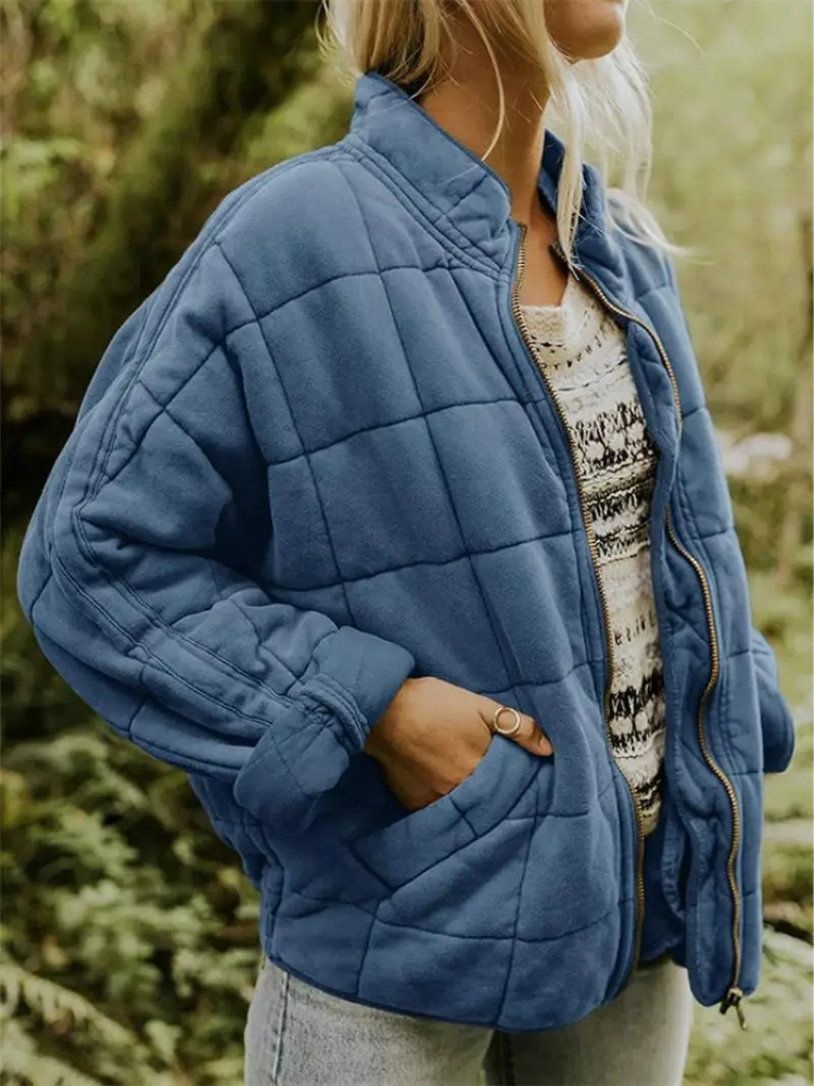 Zorine Veste Matelassée Femme – Veste Chaude et Confortable avec Design Moderne pour l'Automne et l'Hiver