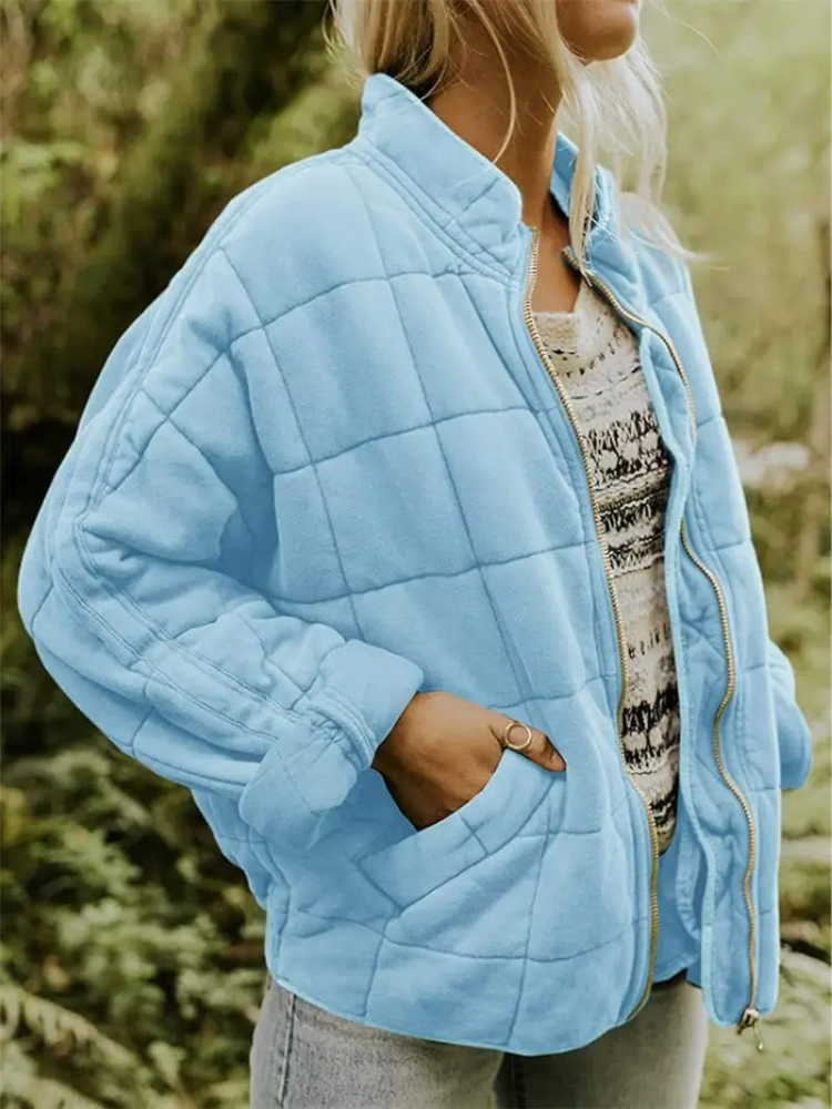 Zorine Veste Matelassée Femme – Veste Chaude et Confortable avec Design Moderne pour l'Automne et l'Hiver