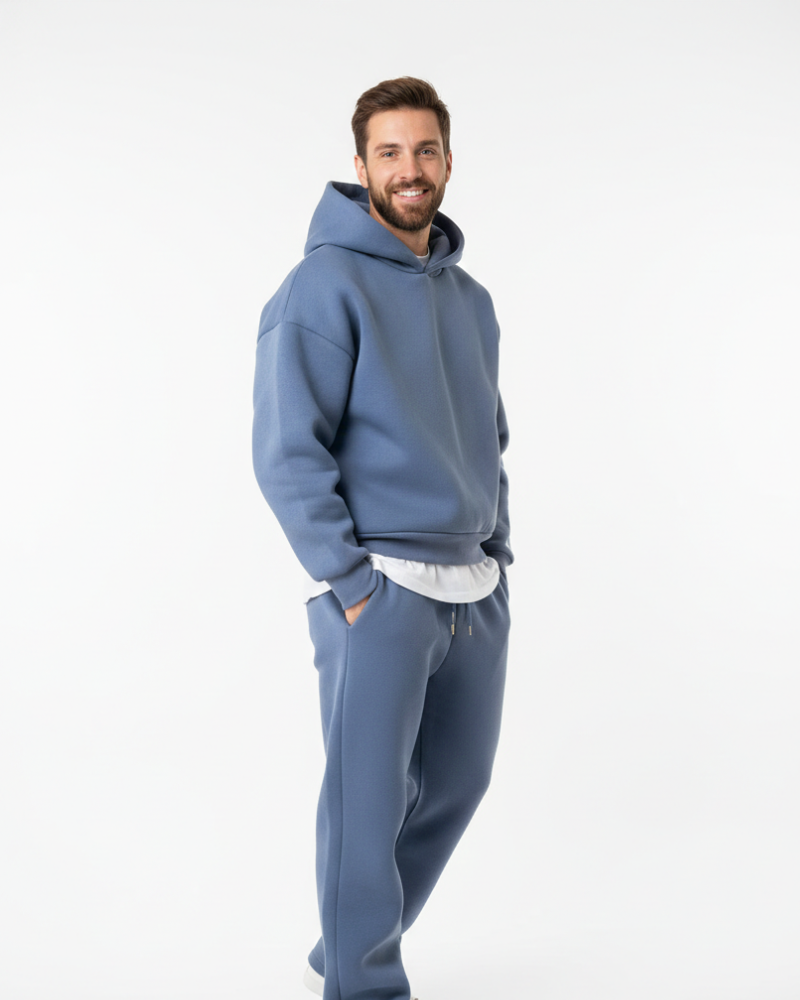 Nathan Ensemble Jogging Homme – Ensemble Hoodie et Pantalon Confortable à Coupe Décontractée