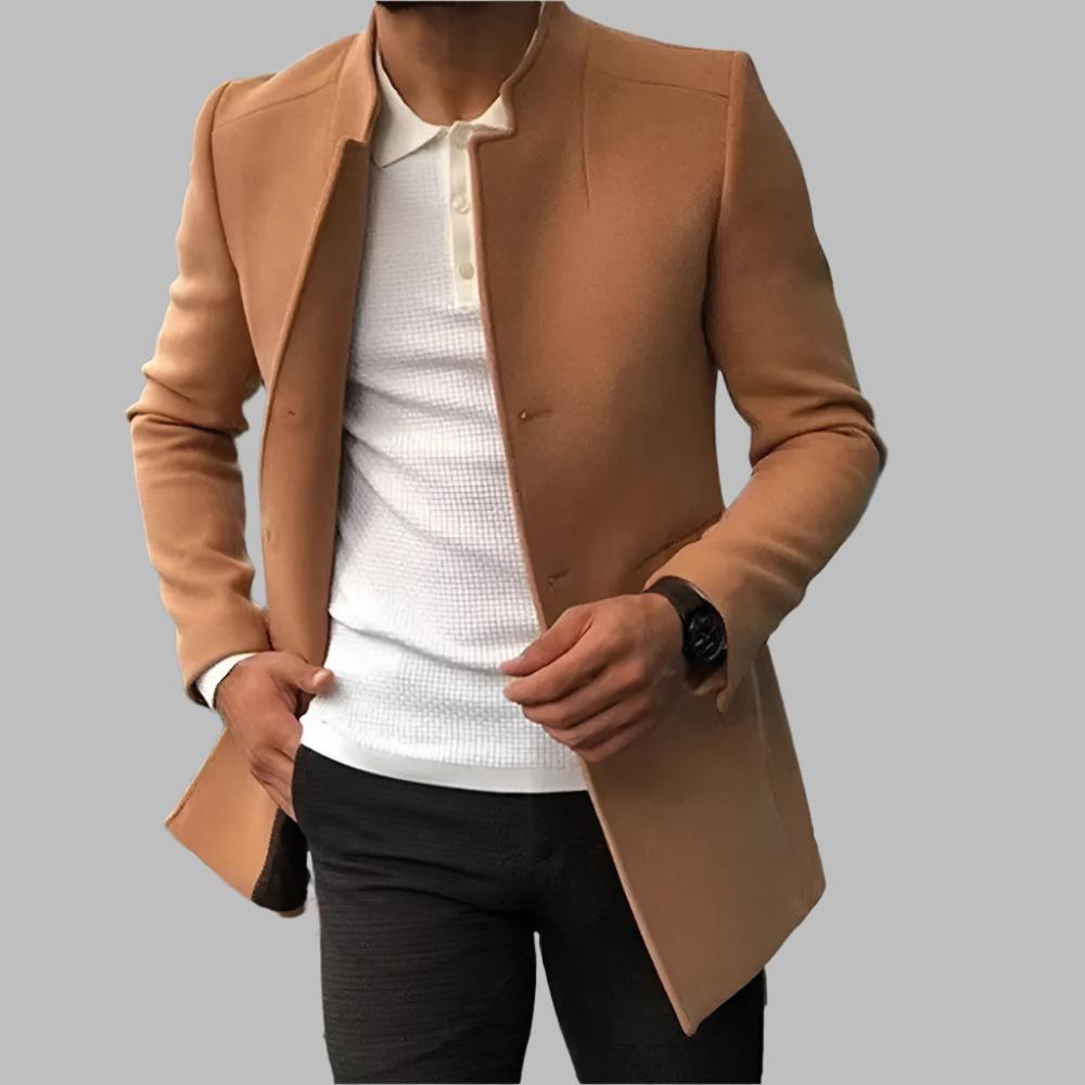 Victor Manteau Homme en Laine – Manteau Élégant à Coupe Moderne & Confort Chaleureux