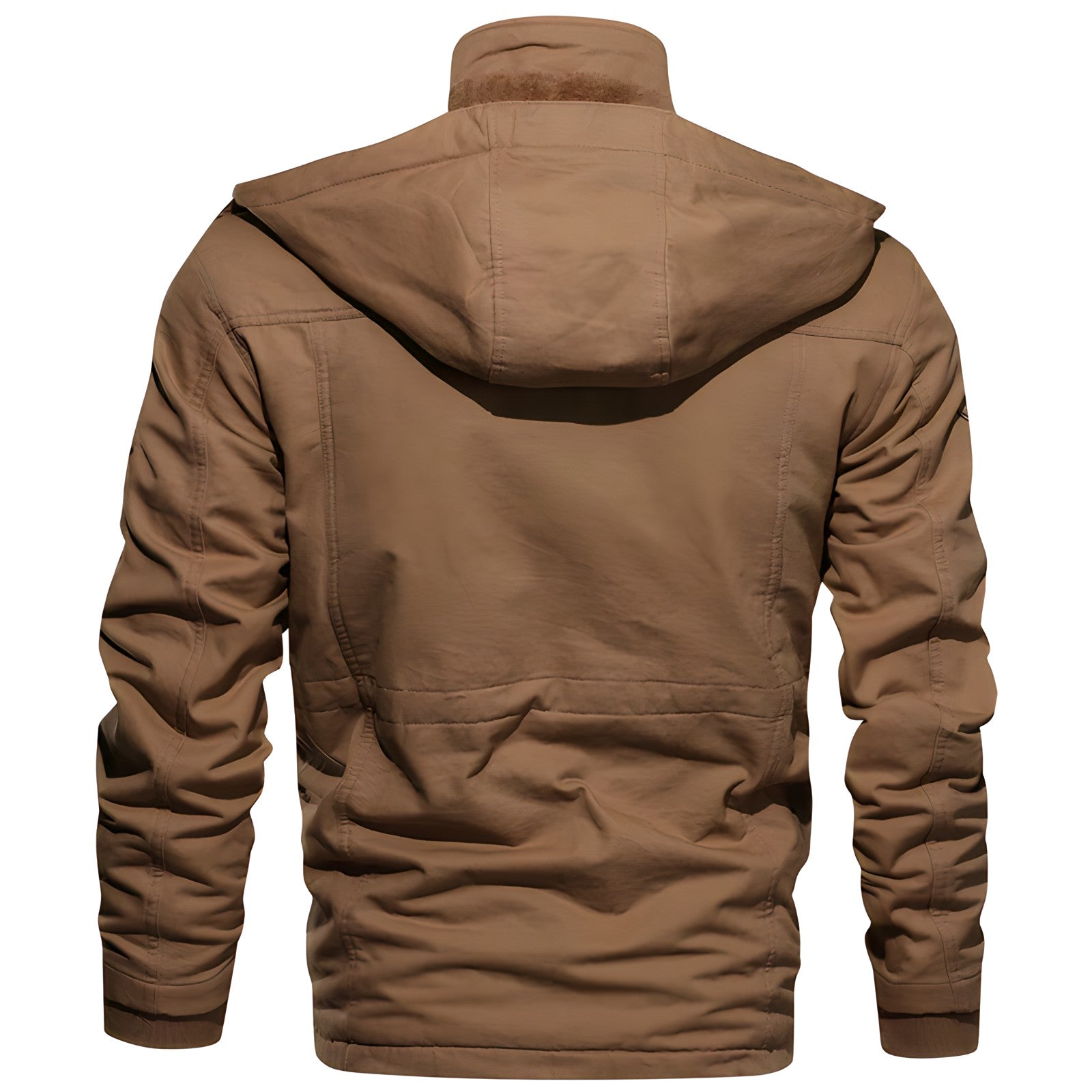 Alaric Veste Militaire Homme – Parka Imperméable avec Doublure Polaire et Taille Ajustable