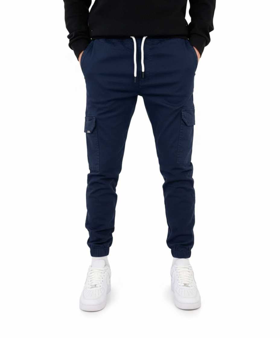 Dylan Pantalon Cargo Homme – Jogger Cargo avec Taille Élastique, Poches Fonctionnelles et Coupe Moderne