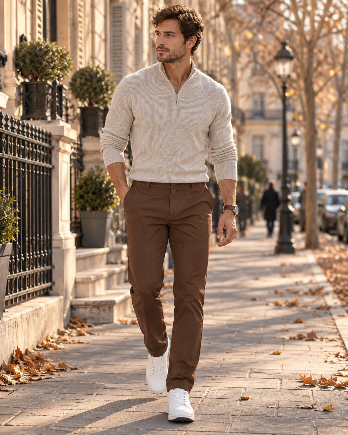 Benedict Pantalon Golf Homme – Coupe Droite, Extensible, Séchage Rapide et 4 Poches
