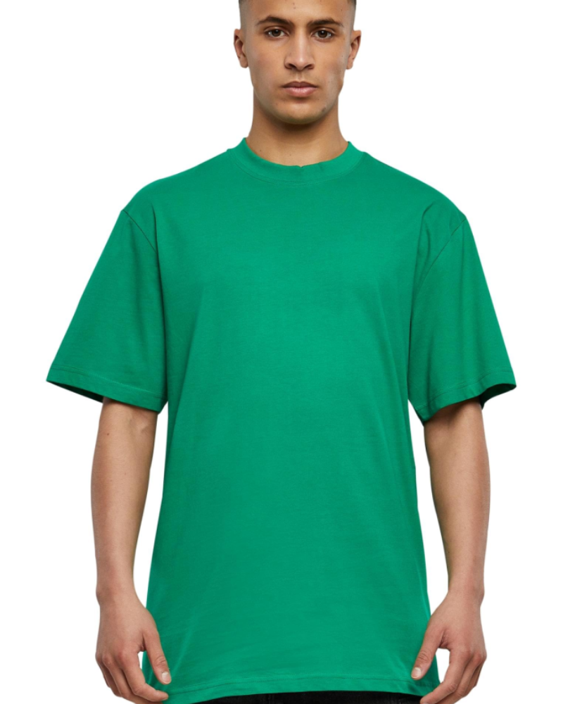 Brandon T-Shirt Oversize Homme – Haut Long 100 % Coton Col Rond Manches Courtes Streetwear