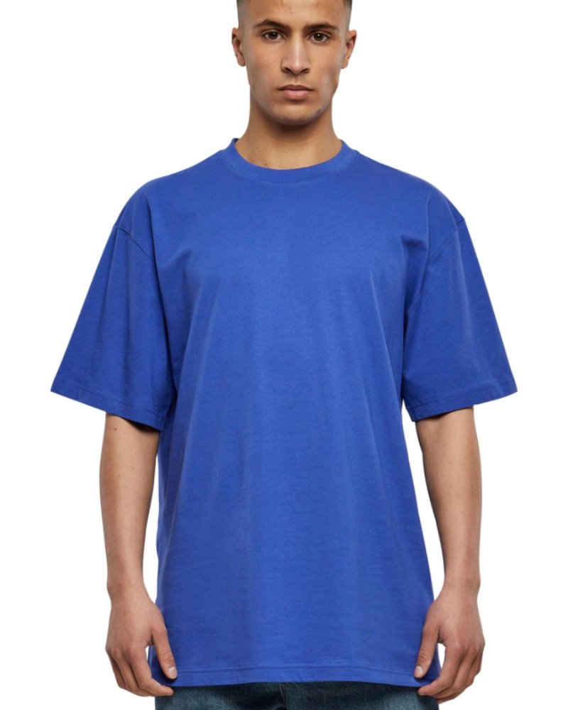 Brandon T-Shirt Oversize Homme – Haut Long 100 % Coton Col Rond Manches Courtes Streetwear