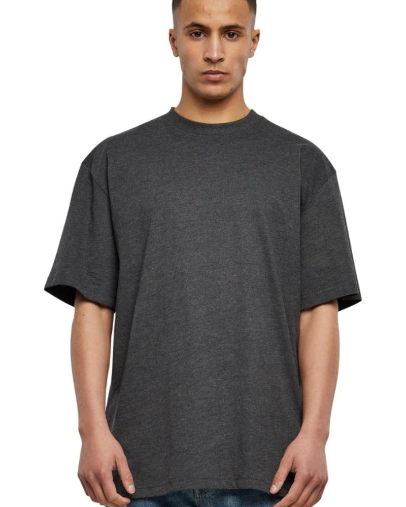 Brandon T-Shirt Oversize Homme – Haut Long 100 % Coton Col Rond Manches Courtes Streetwear
