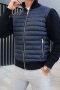 Nathan Veste Hybride Homme – Veste Matelassée à Zip avec Coupe Ajustée et Style Moderne