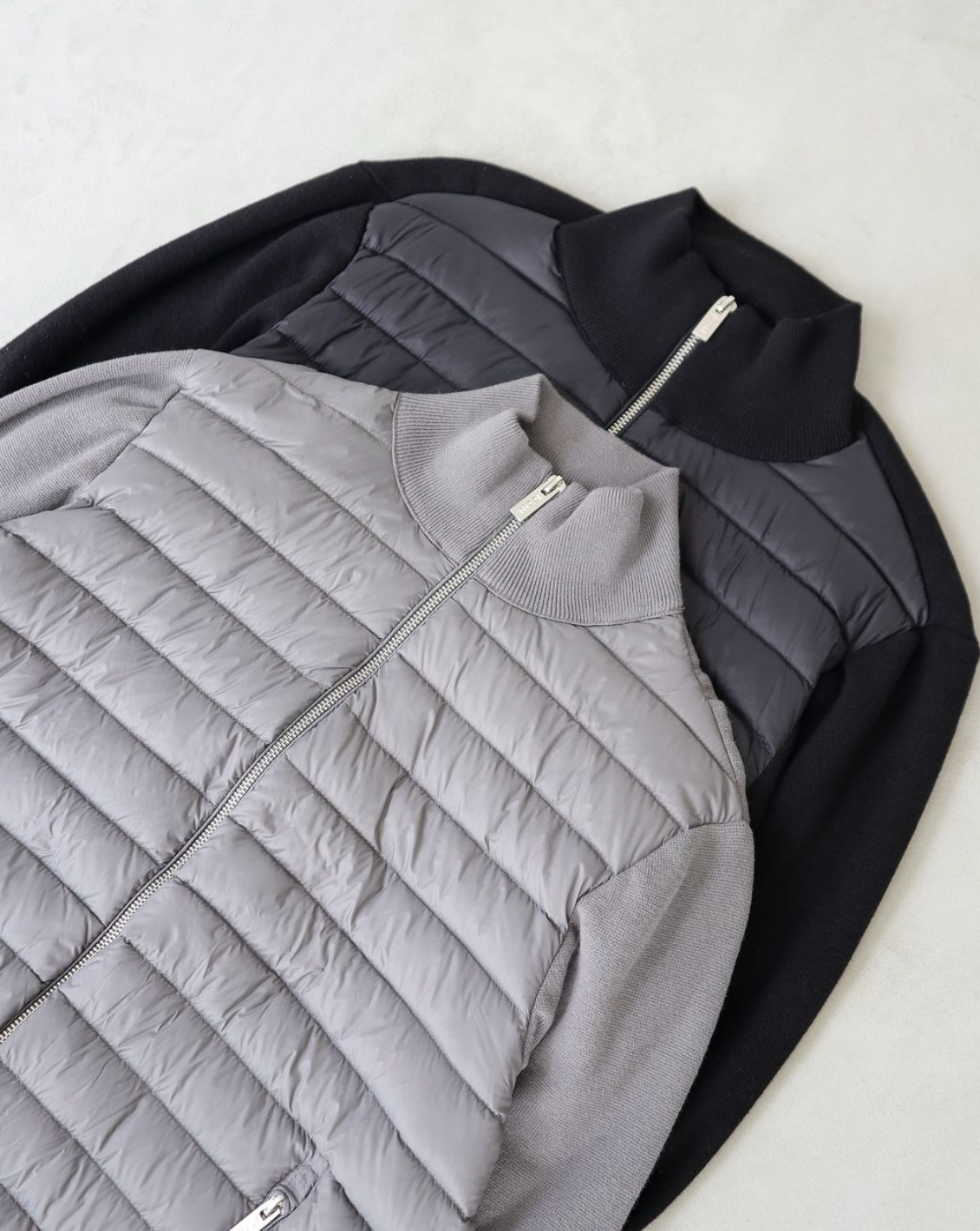 Nathan Veste Hybride Homme – Veste Matelassée à Zip avec Coupe Ajustée et Style Moderne
