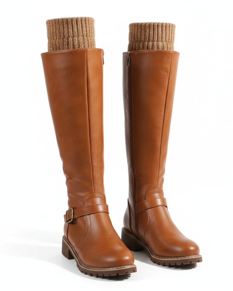 Camille Bottes Femme en Cuir – Chaussures Élégantes, Confortables & Style Intemporel