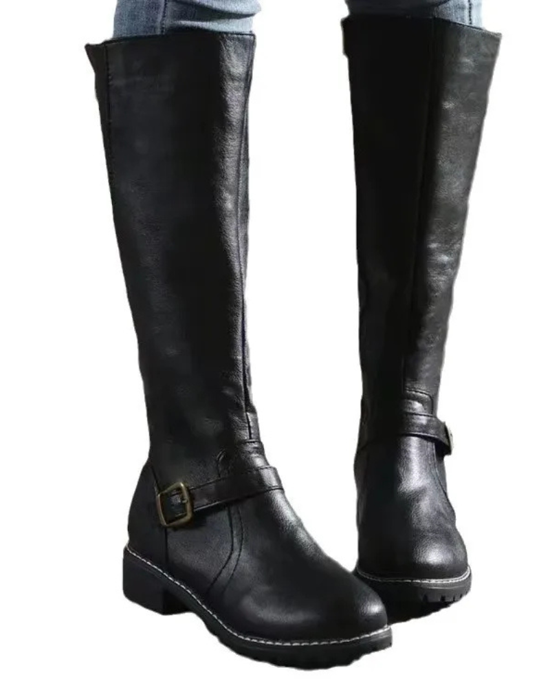 Camille Bottes Femme en Cuir – Chaussures Élégantes, Confortables & Style Intemporel