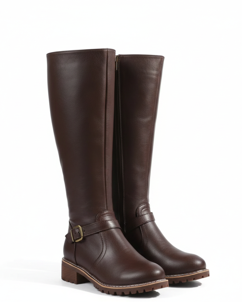 Camille Bottes Femme en Cuir – Chaussures Élégantes, Confortables & Style Intemporel