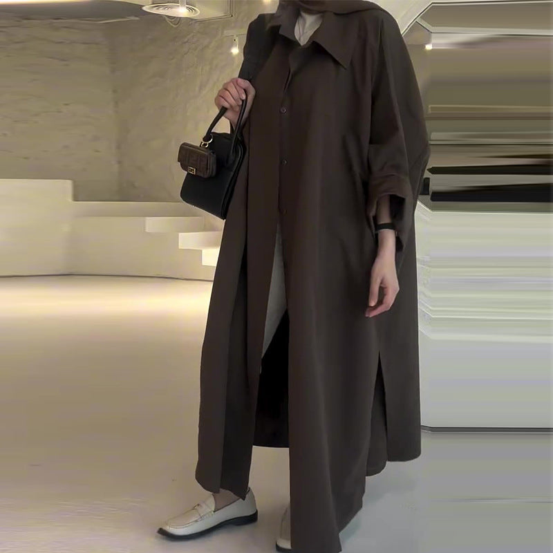 Wilma Manteau Long Oversize Femme – Manteau d’Hiver Chaud avec Coupe Décontractée & Design Minimaliste