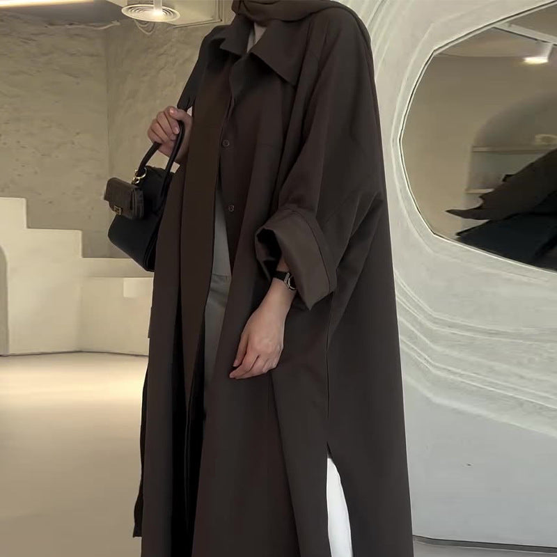 Wilma Manteau Long Oversize Femme – Manteau d’Hiver Chaud avec Coupe Décontractée & Design Minimaliste