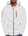 Alex Sweat à Capuche Homme – Veste Zippée en Coton Premium, Confortable & Moderne