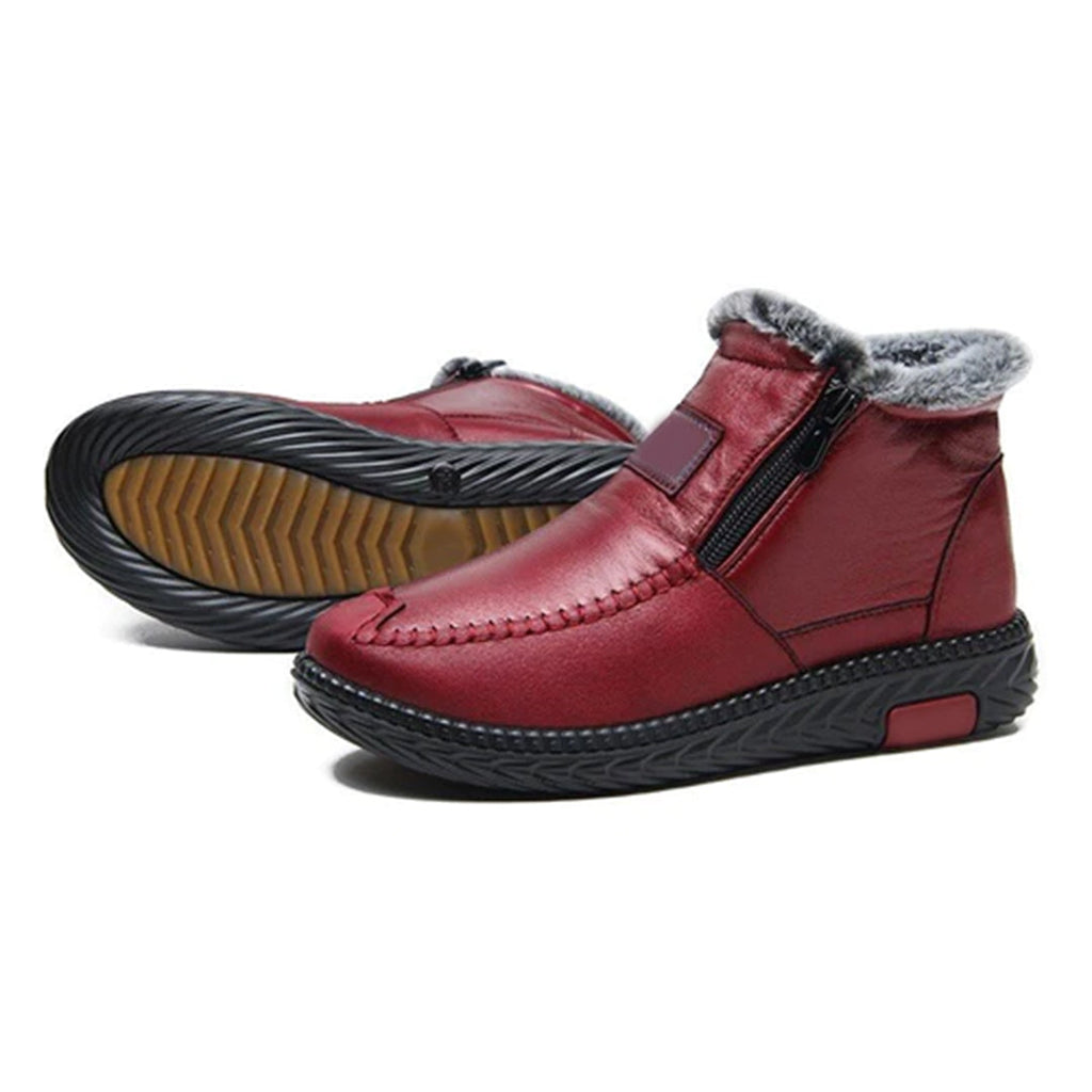 Elowen Bottes d'Hiver Femme – Bottes Chaudes avec Doublure en Fausse Fourrure et Semelle Antidérapante