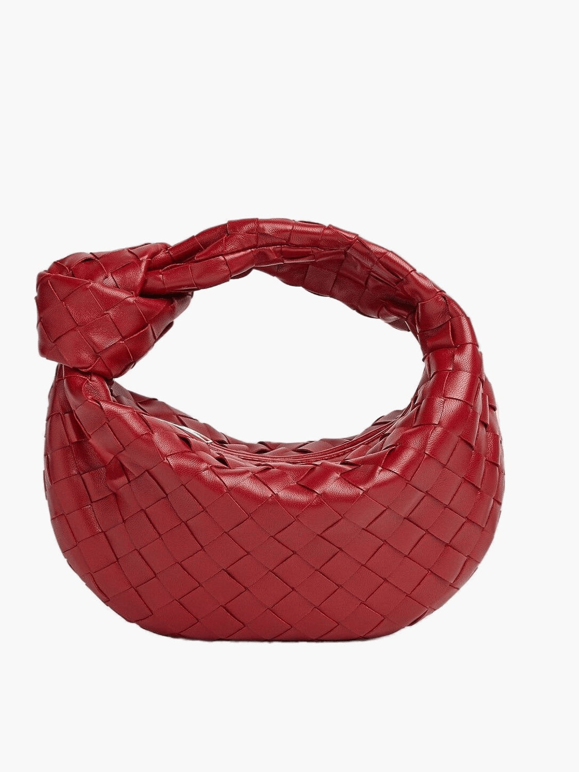 Olivia Sac Mini Tressé Femme – Sac Élégant Effet Métallisé avec Design Tissé Moderne