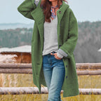 Madison Manteau d’Hiver Femme – Veste Chaude avec Capuche Élégante & Coupe Féminine