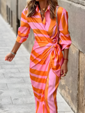 Liora Robe d'Été Femme – Robe Légère aux Couleurs Vibrantes avec Coupe Fluide et Élégante
