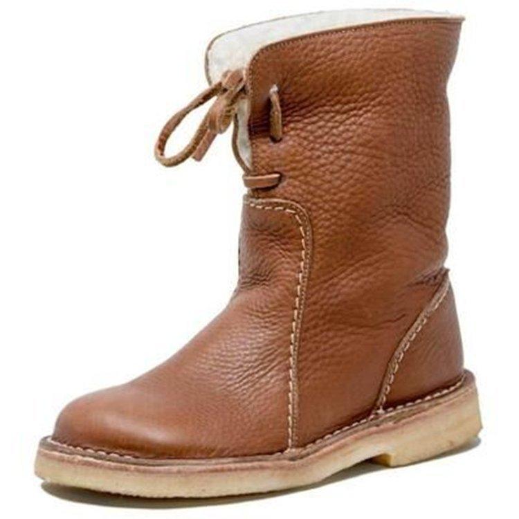 Vaelia Bottes d'Hiver Femme – Bottes Imperméables avec Doublure Chaude et Confort Durable