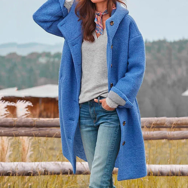 Madison Manteau d’Hiver Femme – Veste Chaude avec Capuche Élégante & Coupe Féminine