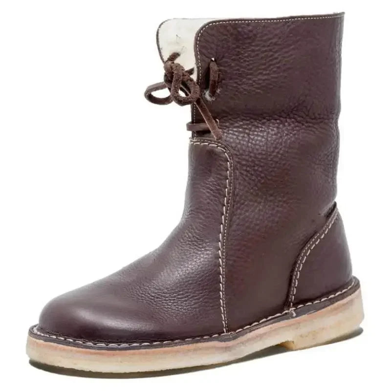 Arrienne Bottes Chaudes Femme Doublées – Boots Élégantes Antidérapantes avec Doublure en Fausse Fourrure