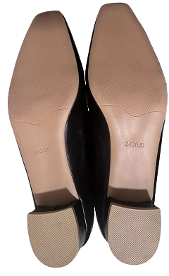 Selora Mocassins Femme Mary Jane – Chaussures en Cuir Véritable avec Talon Épais et Confort Optimal