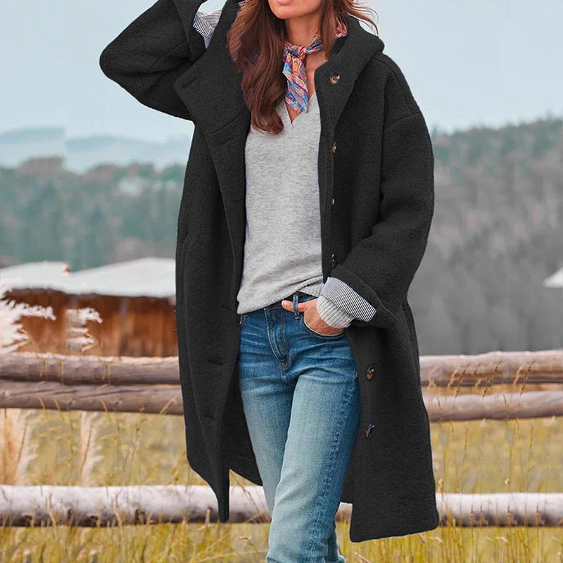 Madison Manteau d’Hiver Femme – Veste Chaude avec Capuche Élégante & Coupe Féminine