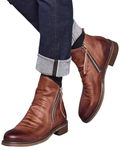 Benjamin Bottines Homme – Boots Élégantes à Zip Latéral avec Design Moderne et Confortable