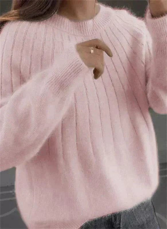 Aurelia Pull Femme en Cachemire – Pull 100 % Cachemire avec Maille Douce et Élégance Intemporelle