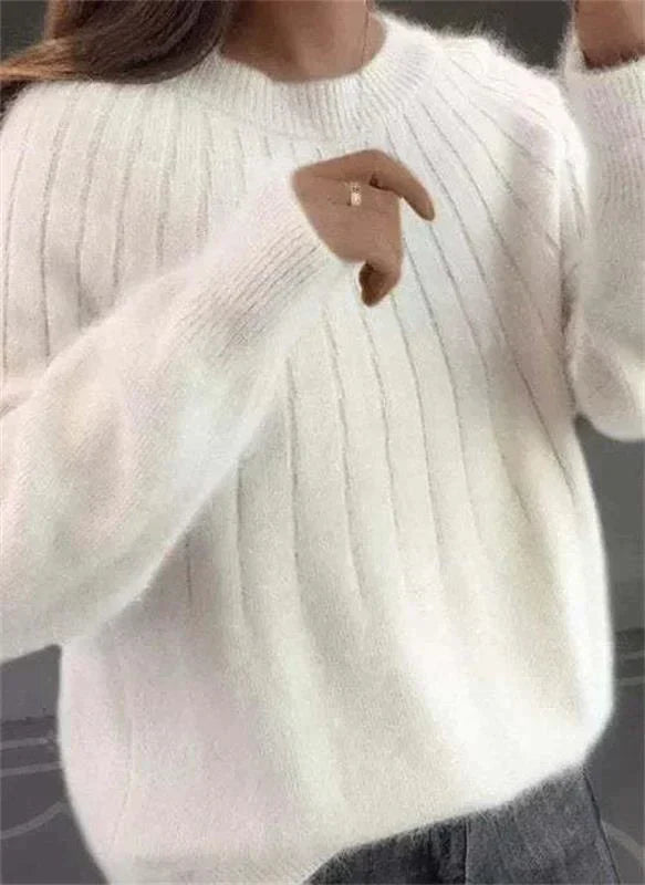 Aurelia Pull Femme en Cachemire – Pull 100 % Cachemire avec Maille Douce et Élégance Intemporelle
