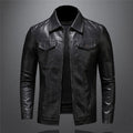 Nathaniel Veste Homme en Cuir – Blouson Élégant en Cuir Premium avec Coupe Intemporelle