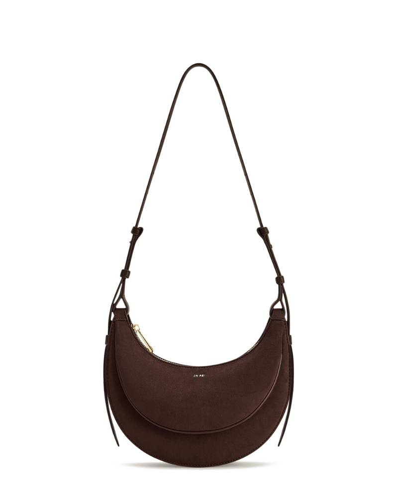Greer Sac Bandoulière Femme – Sac en Cuir Végan Bandoulière Réglable Finitions Dorées