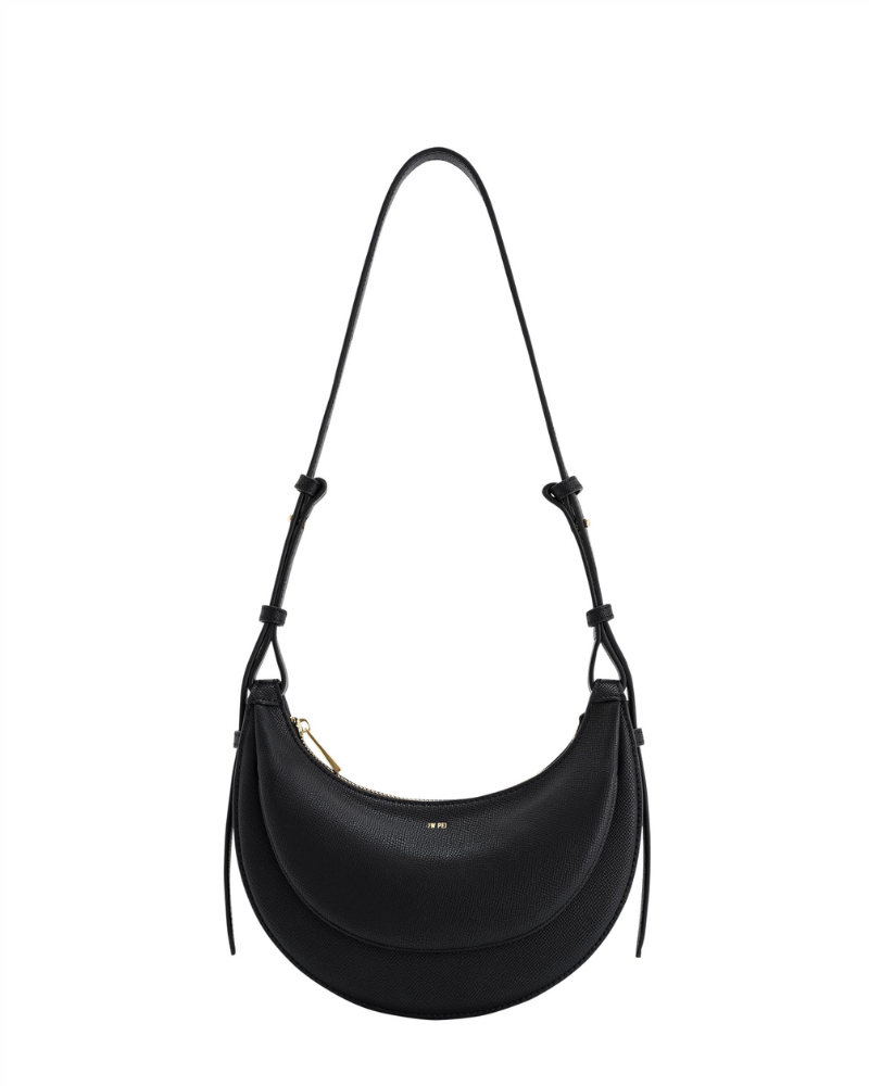 Greer Sac Bandoulière Femme – Sac en Cuir Végan Bandoulière Réglable Finitions Dorées