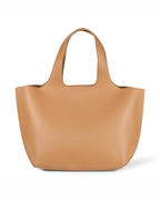 Aubrey Women's Sac Cabas – Large Tote in Faux Leather or Raffia with Magnetic Closure