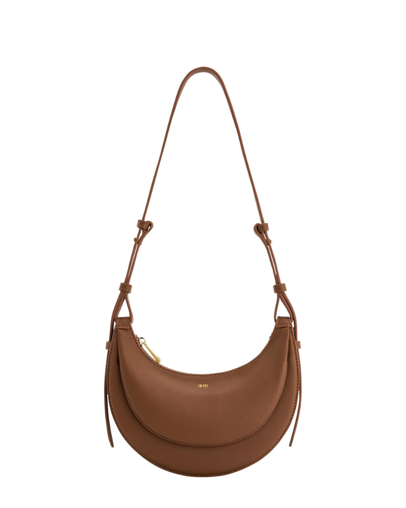 Greer Sac Bandoulière Femme – Sac en Cuir Végan Bandoulière Réglable Finitions Dorées