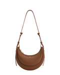 Greer Sac Bandoulière Femme – Sac en Cuir Végan Bandoulière Réglable Finitions Dorées