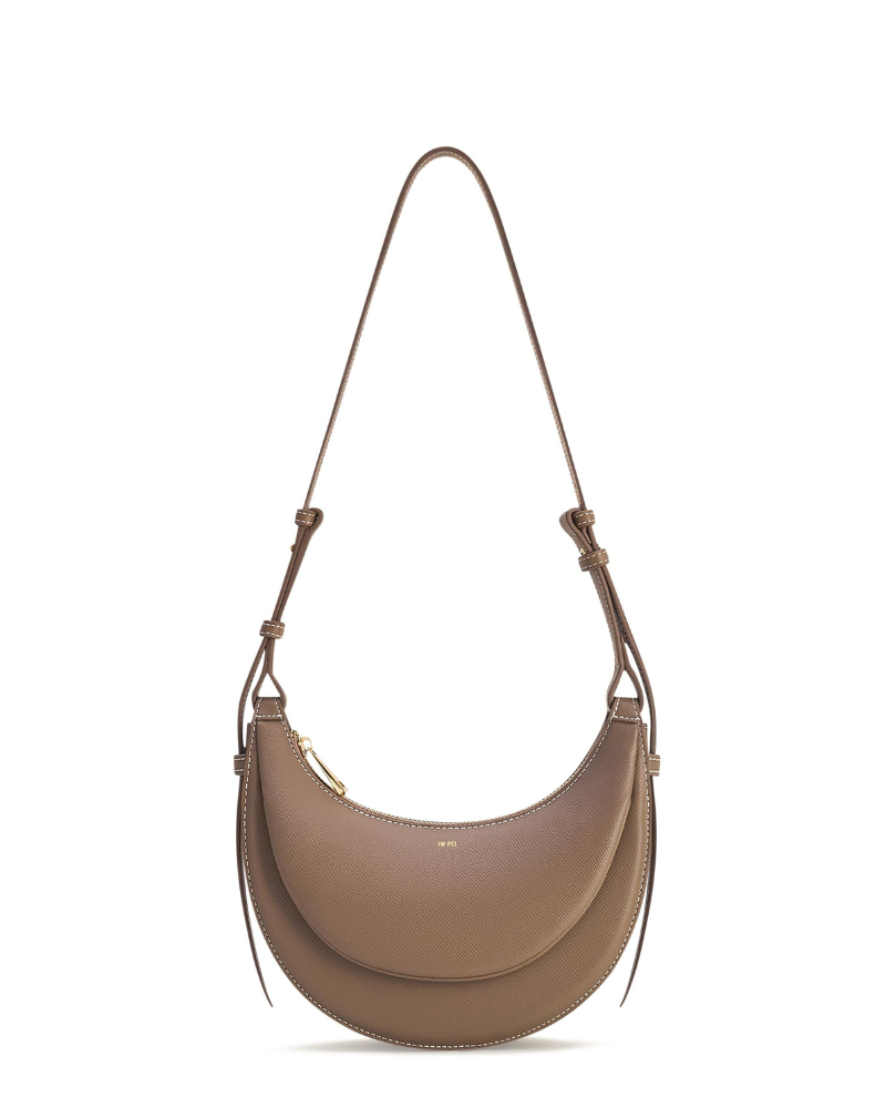 Greer Sac Bandoulière Femme – Sac en Cuir Végan Bandoulière Réglable Finitions Dorées