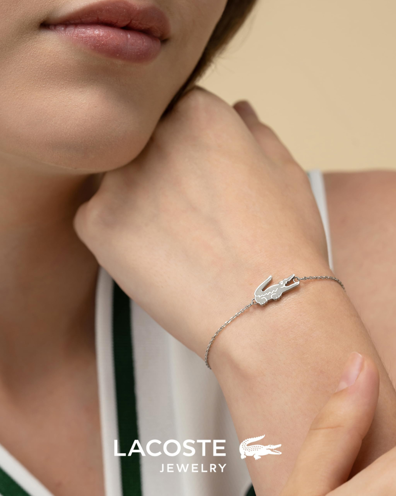 Teagan Bracelet Femme – Bracelet Chaîne en Acier Inoxydable Motif Crocodile Élégant