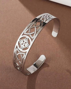 Pulsera Blaire para mujer – Pulsera amuleto nudo de bruja en acero inoxidable