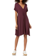 Merritt Robe Longue Femme – Robe Maxi Fluide en Viscose Col Rond Coupe Confortable