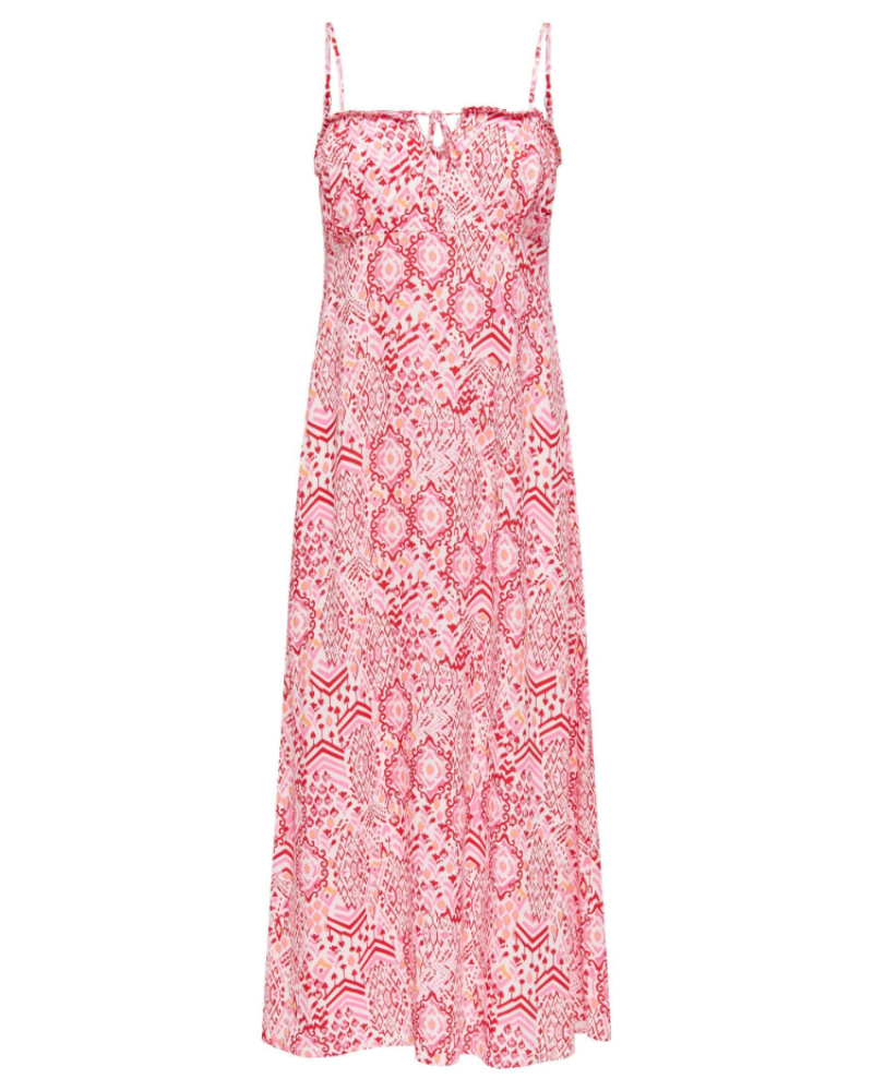 Prescott Robe Longue Femme – Robe Maxi Sans Manches Col U Bretelles Réglables Élégante
