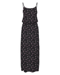 Brynn Robe Longue Femme – Robe Maxi Imprimée Sans Manches Col Rond avec Ceinture Nouée