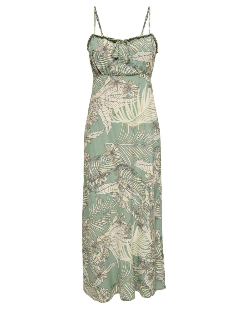 Prescott Robe Longue Femme – Robe Maxi Sans Manches Col U Bretelles Réglables Élégante