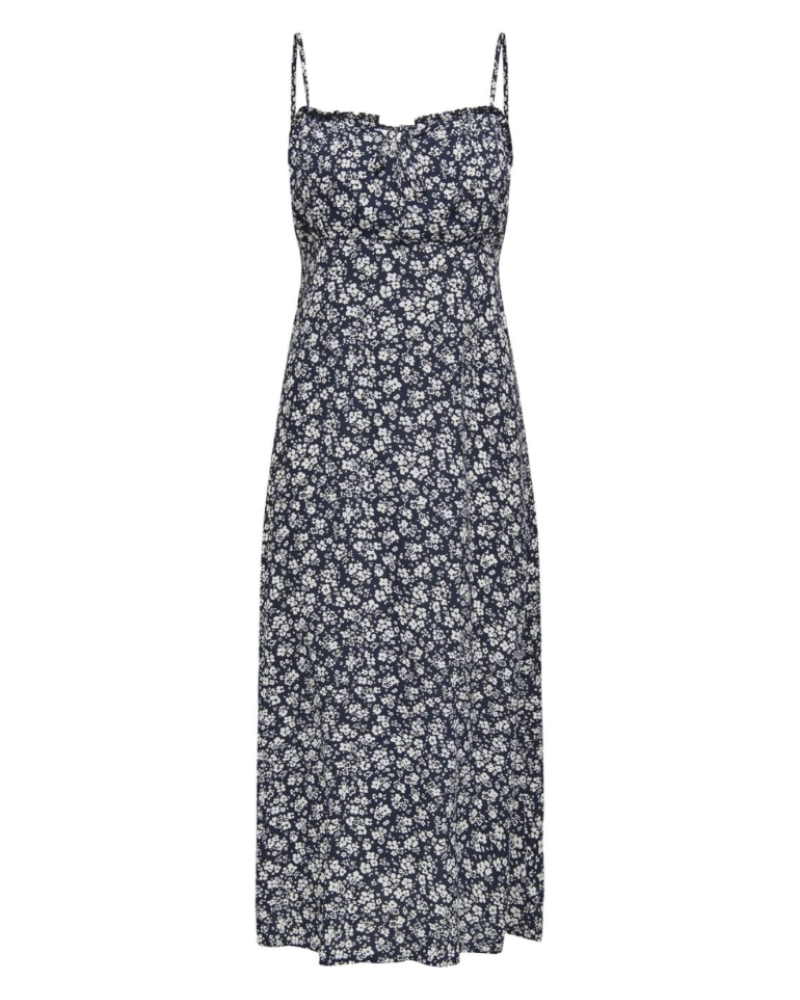 Prescott Robe Longue Femme – Robe Maxi Sans Manches Col U Bretelles Réglables Élégante