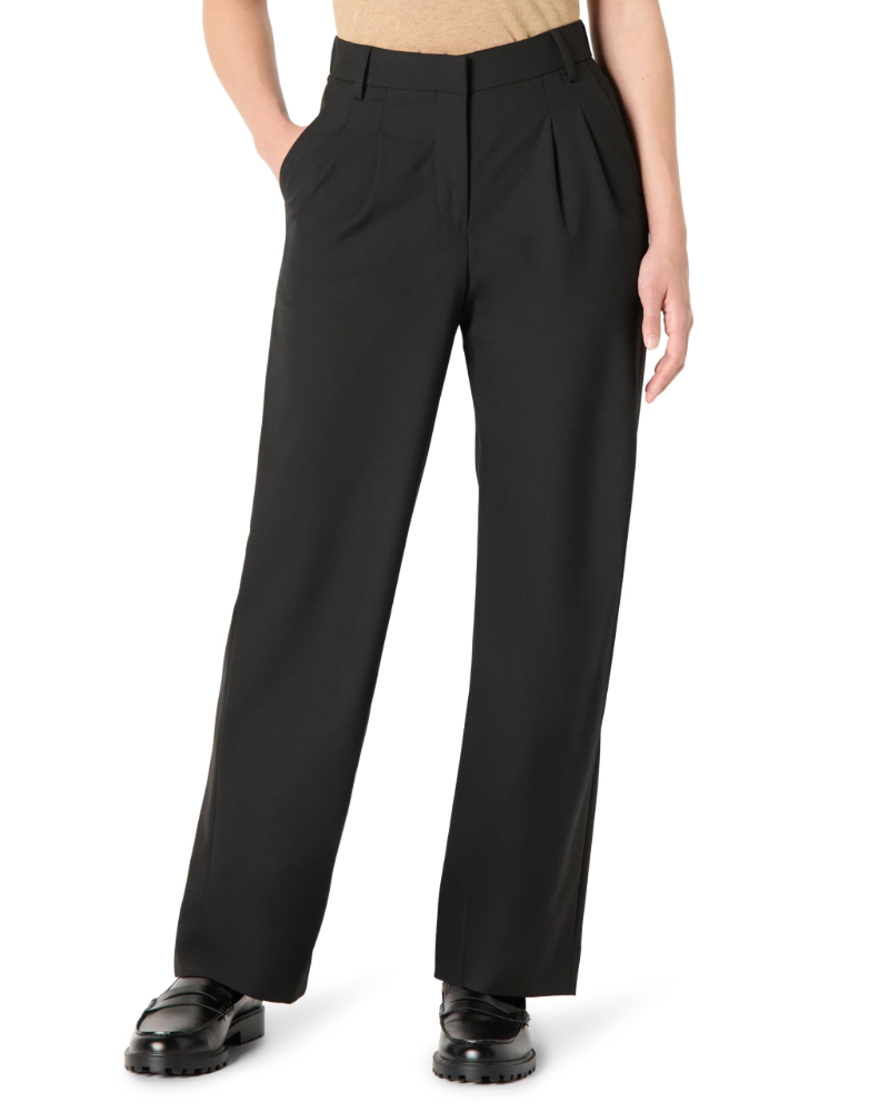 Sterling Pantalon Femme – Pantalon Tailleur Taille Haute Jambe Large Élégant Stretch