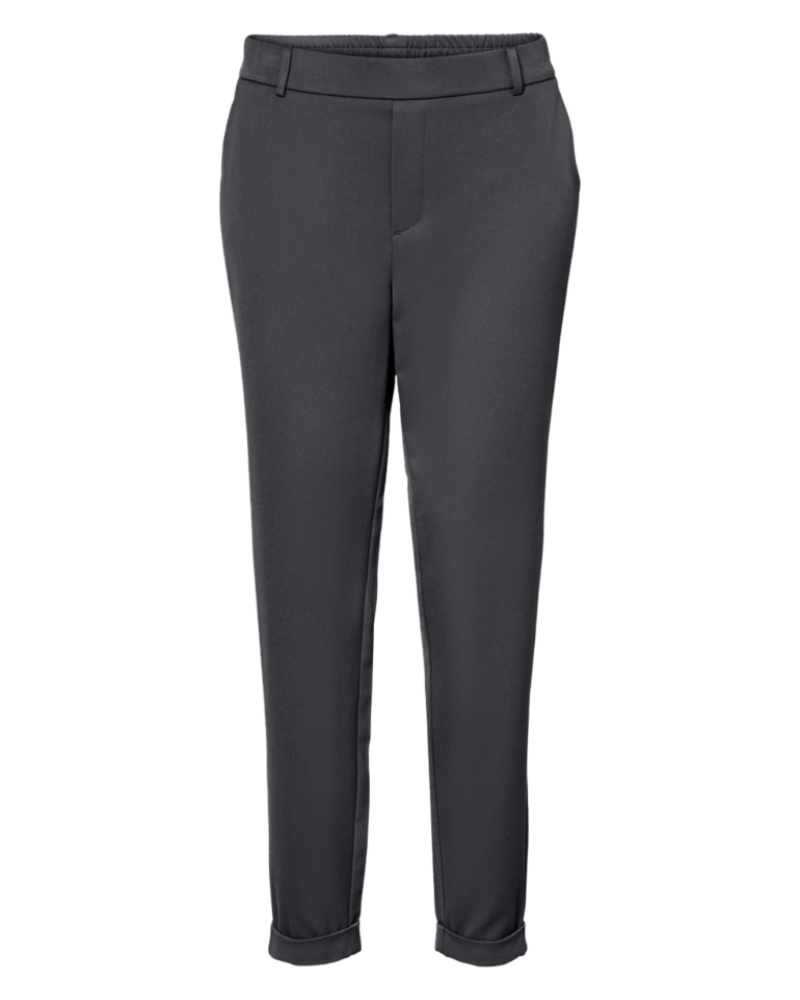 Marlowe Pantalon Femme – Pantalon Ajusté Coupe Regular Stretch avec Passants de Ceinture